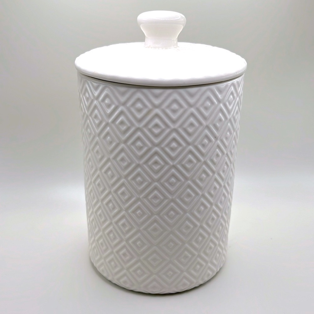 10 Strawberry Street White Canister / Food Storage / Container